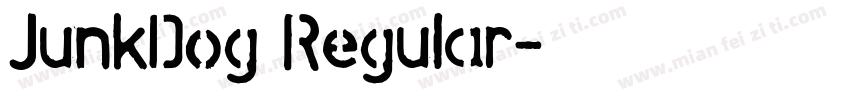 JunkDog Regular字体转换